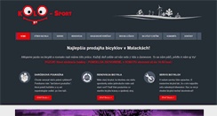 Desktop Screenshot of kolosport.sk